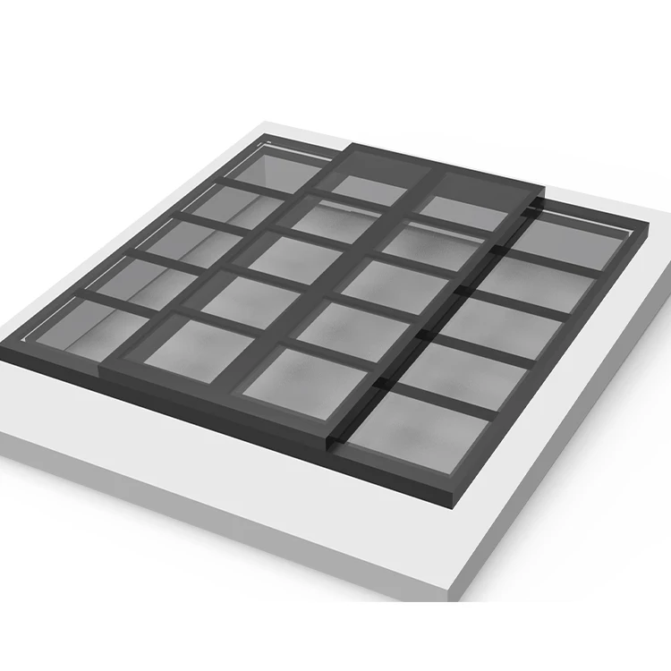 High quality customized sliding window best price yiju iot industrial retractable electric sliding skylight window