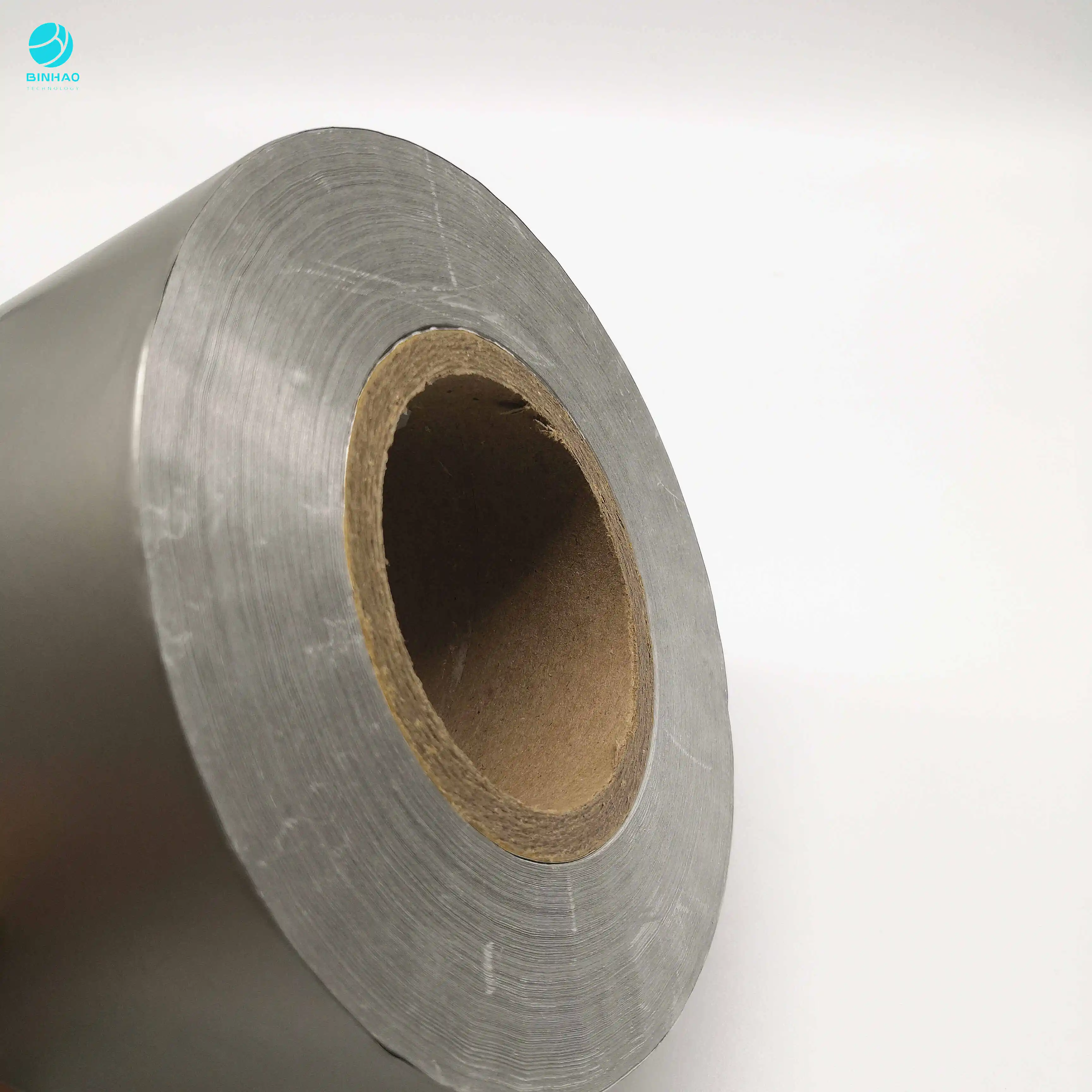 Silver Aluminum Foil Paper For Custom Use In High Speed Machinery HLP