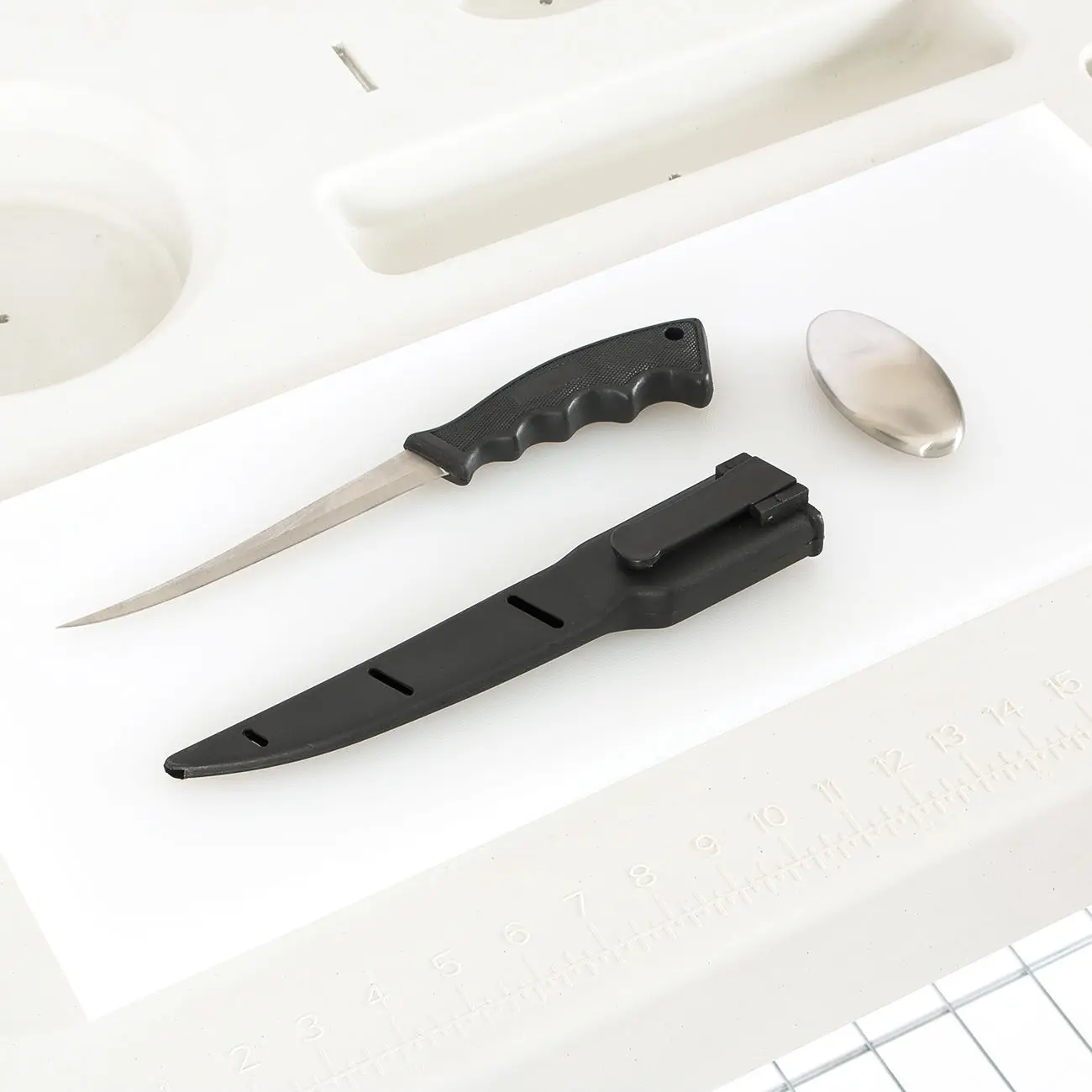 Deluxe Camping & Foldable Filleting Table with Faucet and Sink