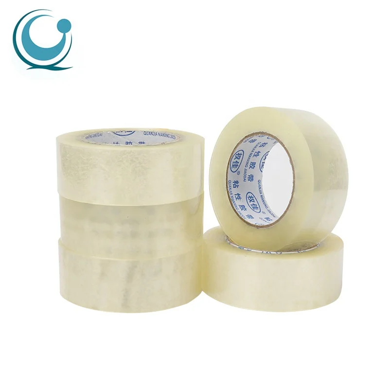 48 mm printed packaging cinta embalaje acrylic box gummed tape