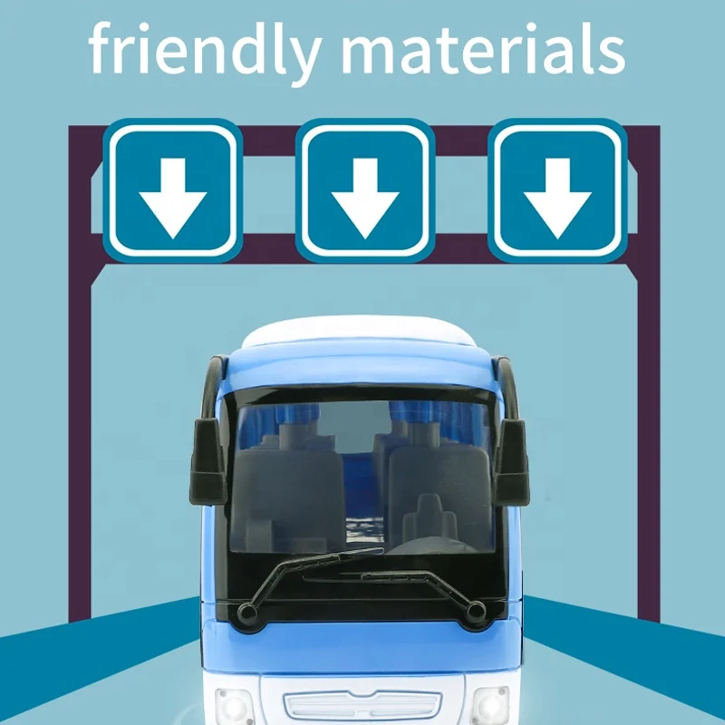 Hot Seller 4 Channel RC Car Sound And Light Remote Control City Bus