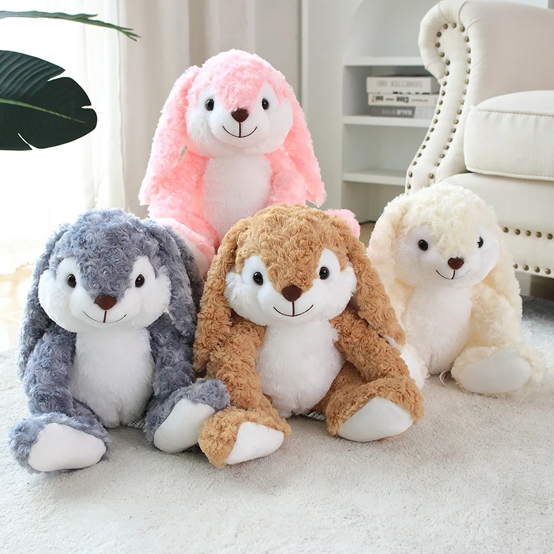 Popular Design Custom Plush Toy Stuffed Animal 12' Rabbit Plush Toy Long Eared Rabbit Companion Stuffed Animals