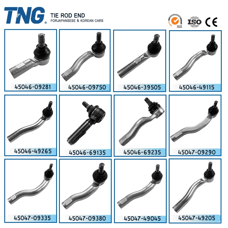 Spare Parts Left Right Rack End Tie Rod End For Nissan Tiida C11 2005-2010 48521-3U025 48520-3U025 48640-3U025