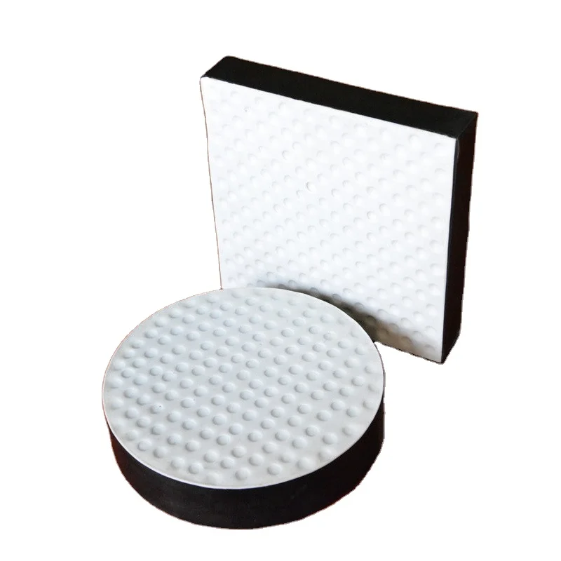 Elastic cushioning shock proof rubber bearings for Bridges