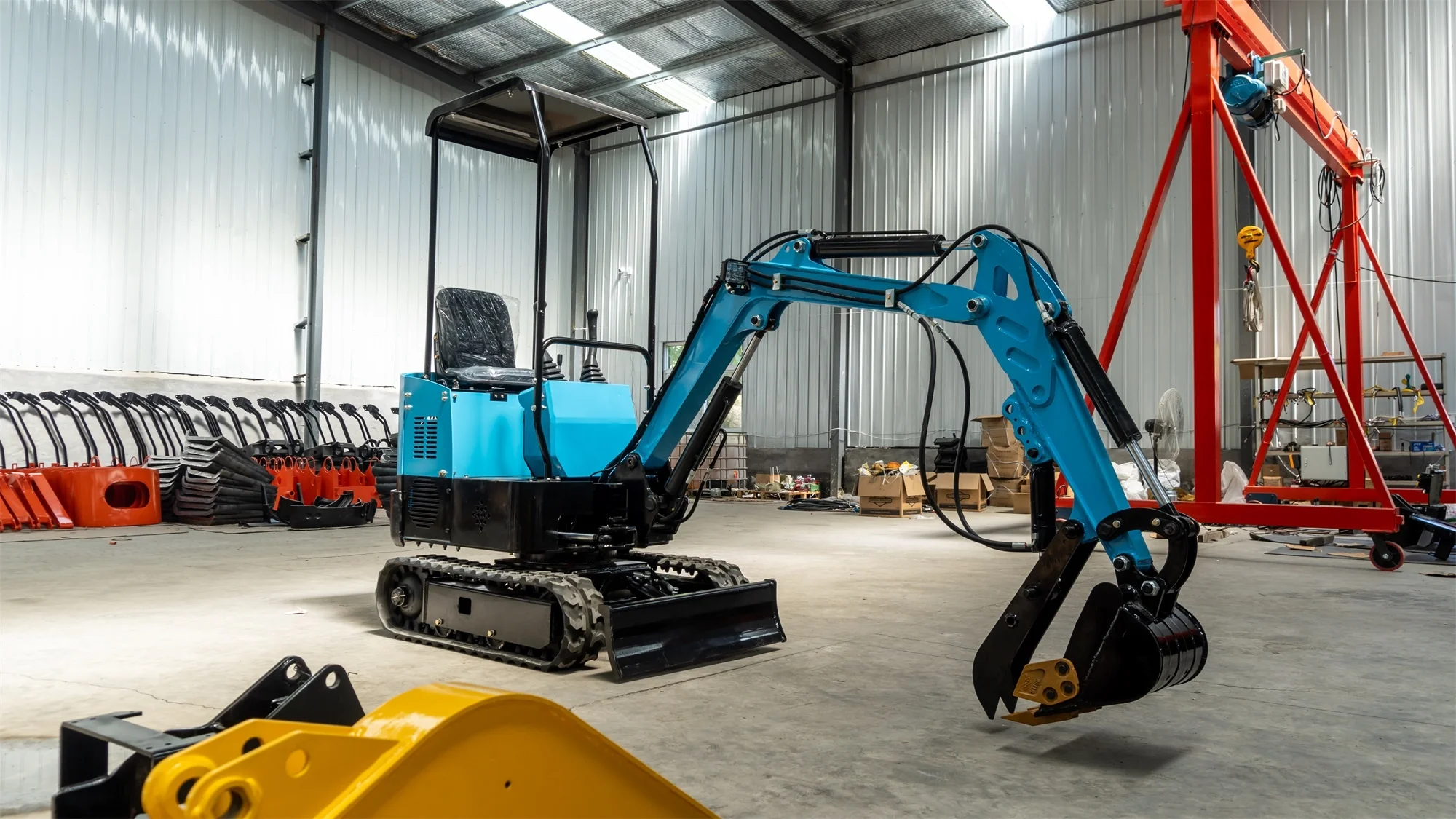 March Super EPA EURO5 1000kg Mini  Crawler excavator with  ROPS