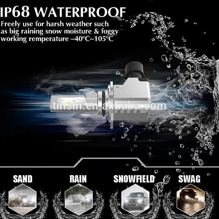 Лампы для фар autofeel s8 9007 160 Вт светодиодная лампа 9003 передней фары мотоцикла