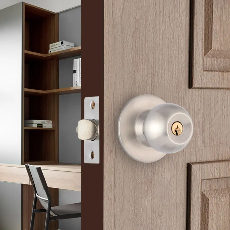 Amazon best seller twist lock door knob entrance door knob lock set orb knob lock