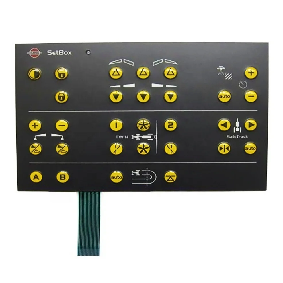 New Design Custom membrane switches silk screen prints thin film matrix push buttons tactile keyboards adhesive keypad