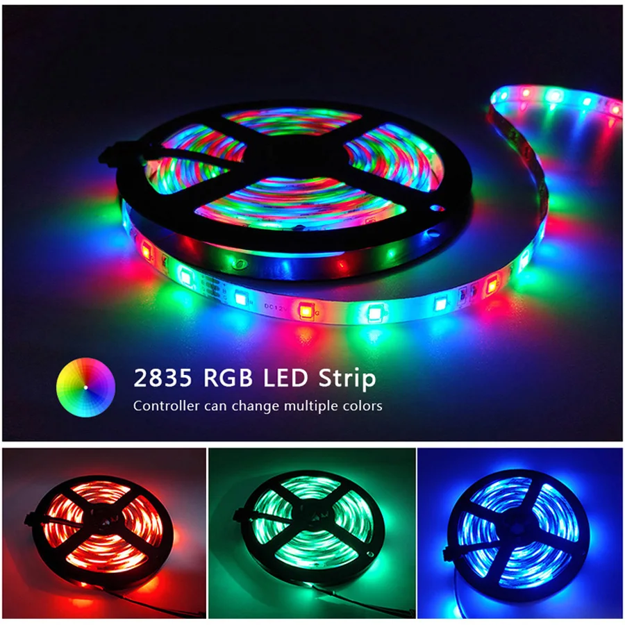 5m 60 LED Qty Ip67 Ip65 Waterproof Smd5050 Strip Led Wifi Bluetooth Smart Rgb Led Strip Light