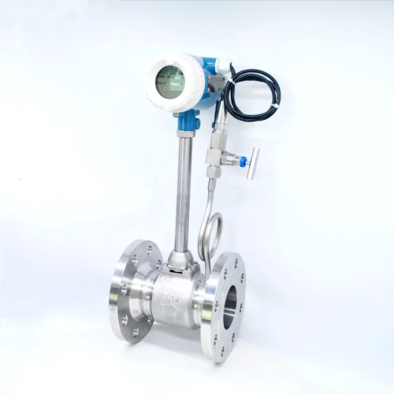 Digital Textile Flow meter Steam Gas Vortex Type DN50 DN80 LUGB Steam Flow meter 4-20mA