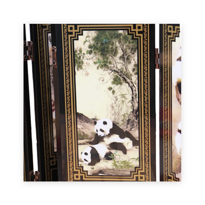 Китайское классическое украшение экрана, узор гигантской панды, китайские народные поделки, костюм