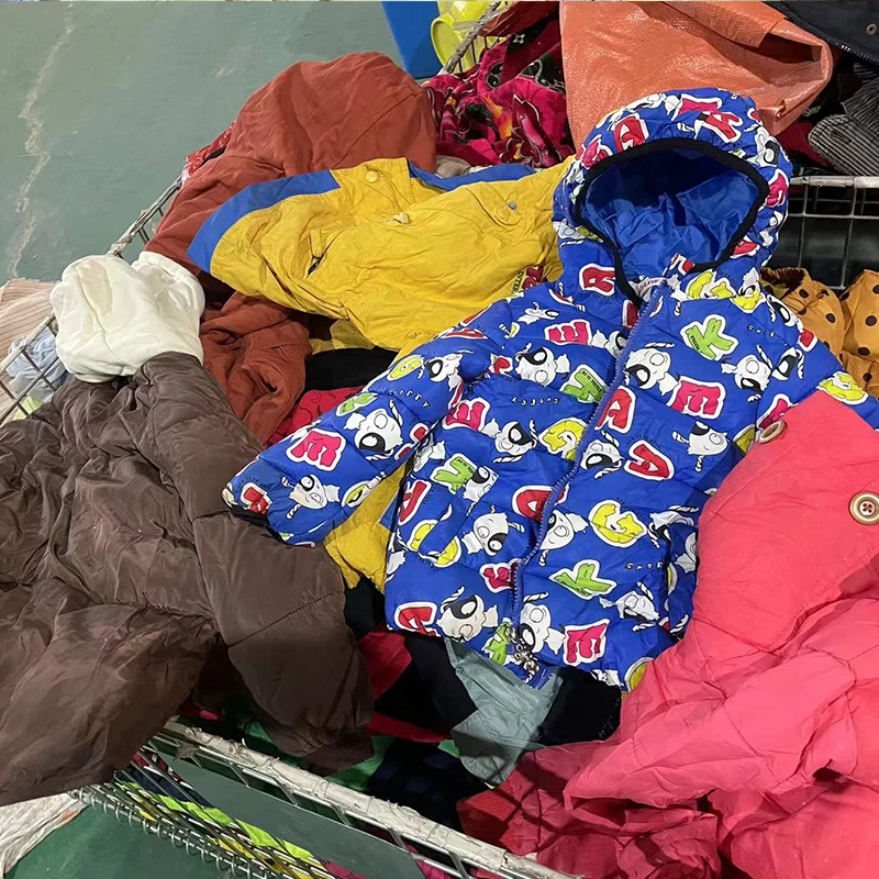 Children Bale Clothes Second Hand Clothes For Kid Used Winter Clothes Stock