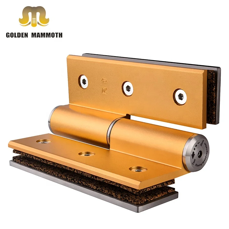 
(GM-5BH-S) Golden Mammoth Bargin Price High Quality Space Aluminum Hydraulic Slient Soft Closer BH-type Hinge Glass Door 