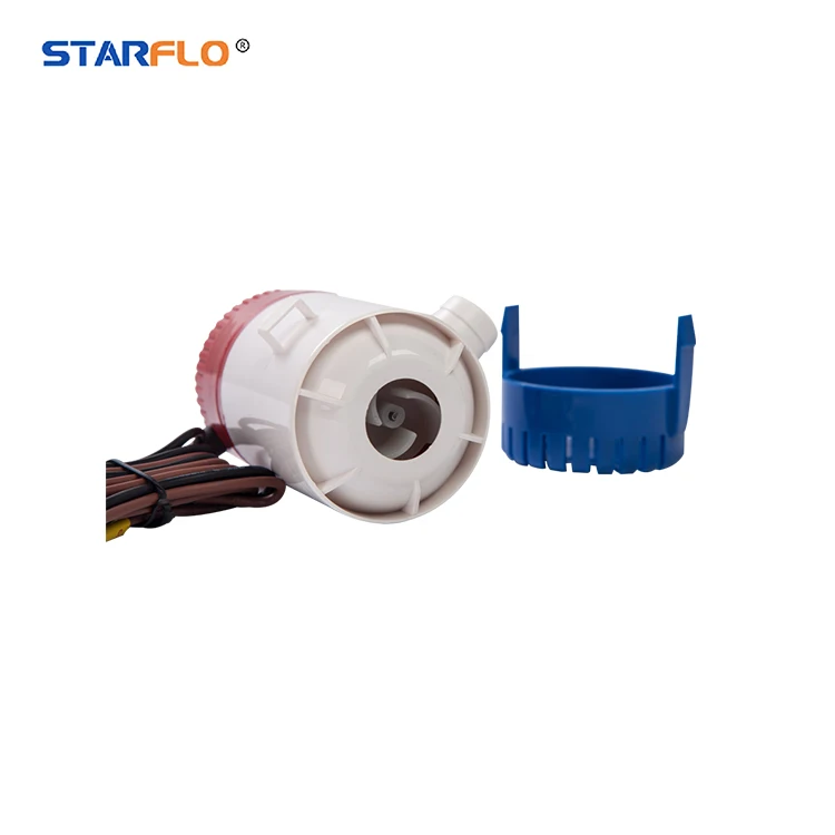 STARFLO 12v 24v submersible bilge pump boat marine yacht non automatic bilge pump 500GPH bilge pump