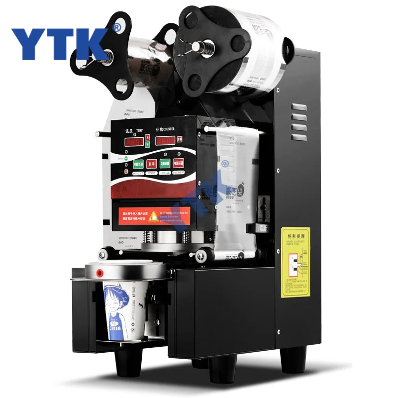 Stainless Steel New Popular Bubble Tea Cup Sealing Machine With LCD Screen For bubble Tea Pearl Making Machine Cup Sealing