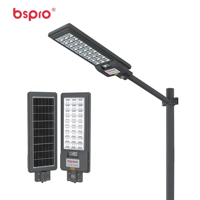 Bspro Warm 120w 120 Watts Lights Aluminium Led Housing Modern Novel Design Smart Solar Street Light