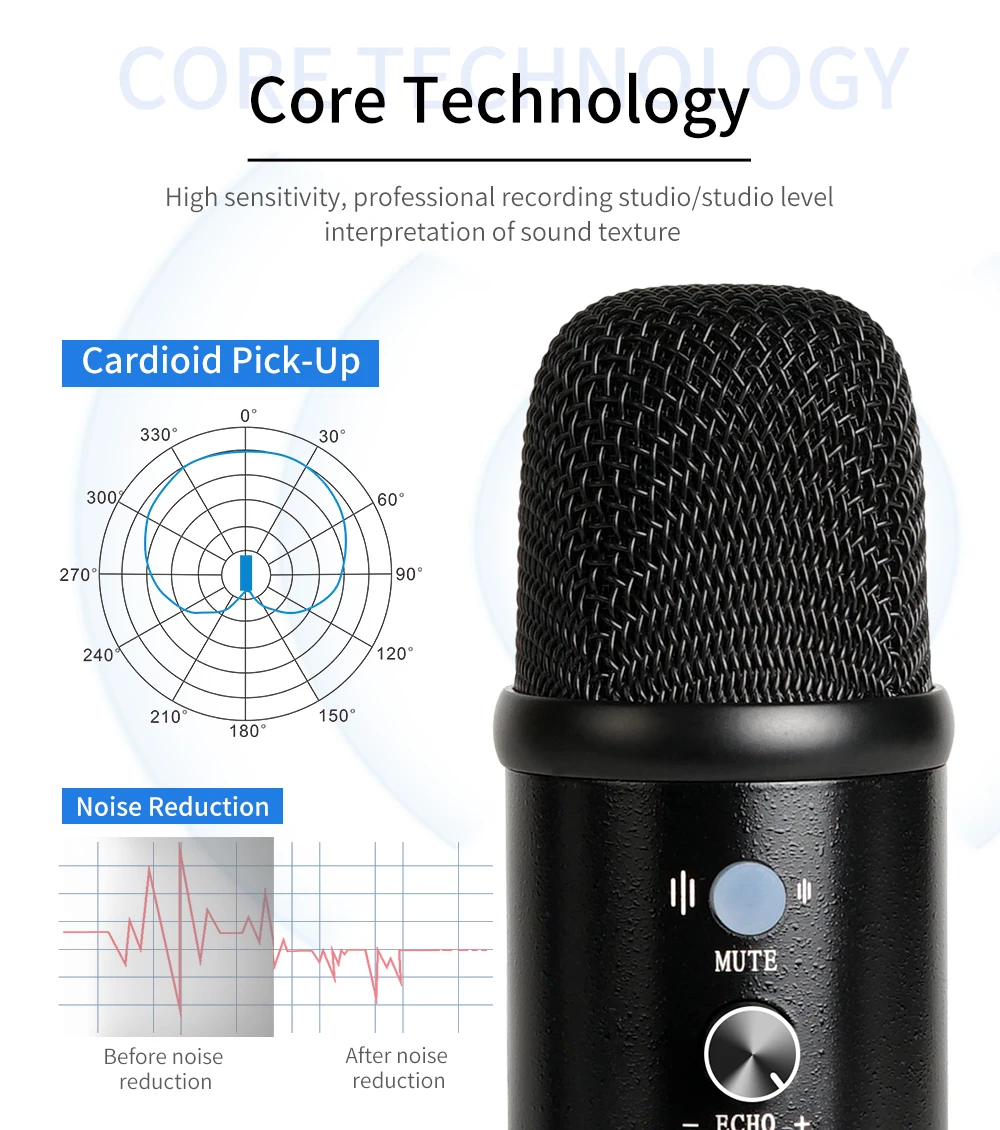 YARMEE broadcast microphone recording microphone manufacturers microphone for recording studio