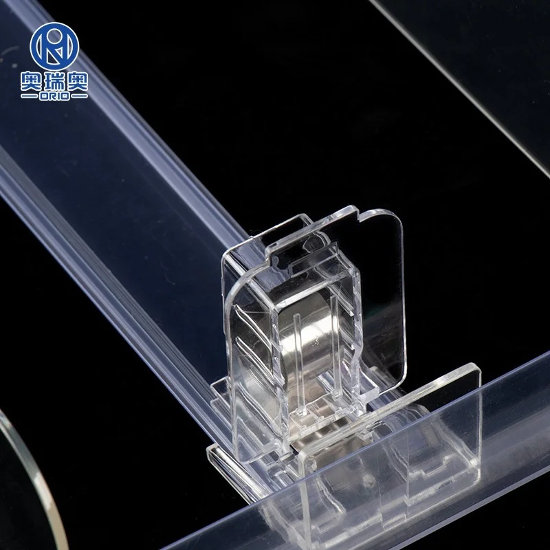 Wholesale Convenience Sale Plastic Shelf Pusher Supermarket Display Shelf Pusher Rack