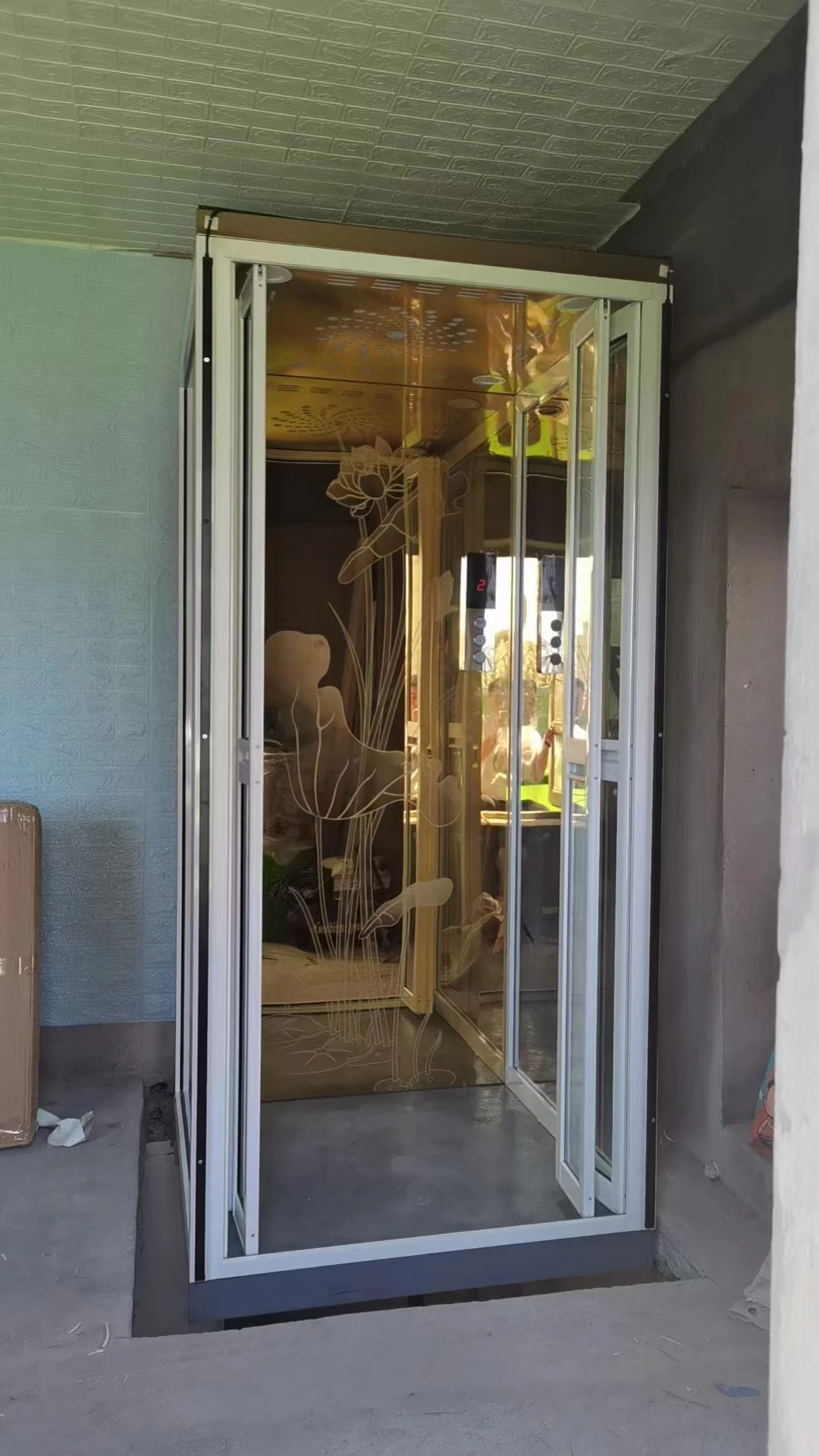 Outdoor indoor vertical home residential hydraulic home elevator lift platform with cheap price