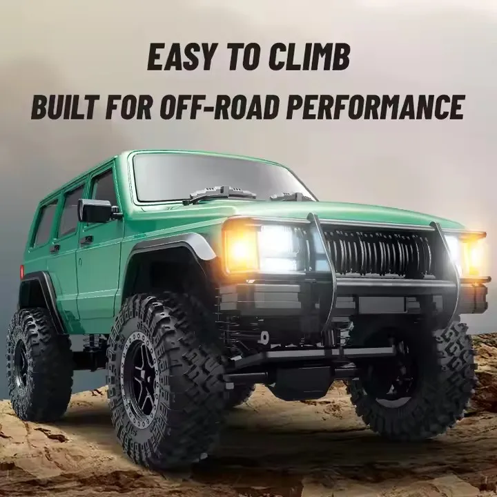 JJRC C8809 1/18 RC автомобиль Cherokee Multi-terrain 2 4G пульт дистанционного управления светодиодный свет полномасштабный Wrangler скалолазный