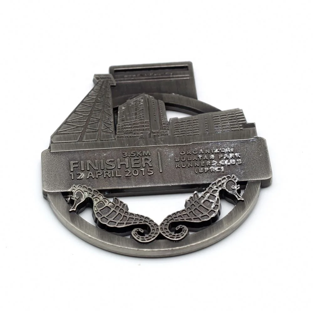 Medals for travel custom tailored from supplier, very big metal medals, embossed German medals