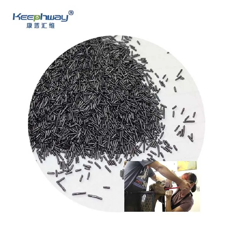 Copper oxide needle with uniform length of 3-4mm supplied by the manufacturer of copper oxide wire 1317-38-0