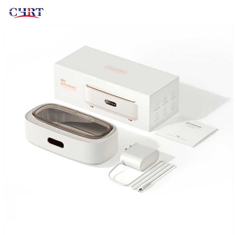 CHRT Ultrasonic Cleaner Jewelry Ultrasonic Glasses Jewellery Cleaner Household Ultrasonic Cleaner