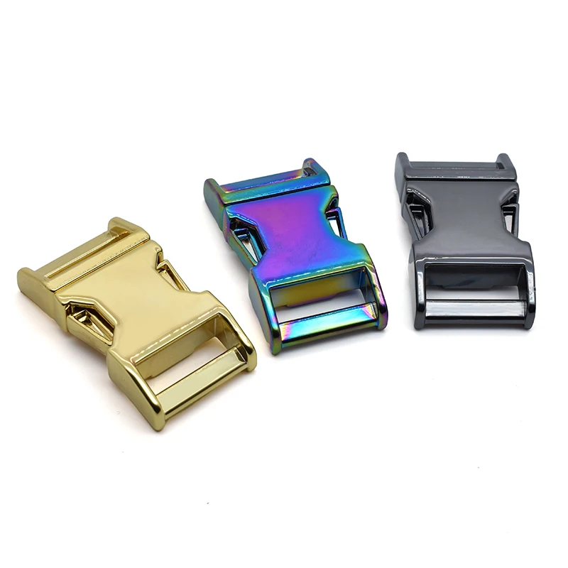 Wholesale Dog Collar Hardware Accessories  Adjustable Buckles  Metal Side Quick Release Metal Buckle