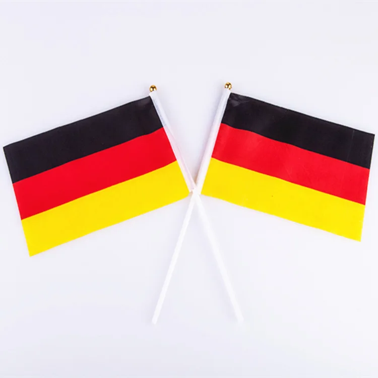 Factory wholesale 30*45CM German car flag Car window advertising flag Custom LOGO Parade flag