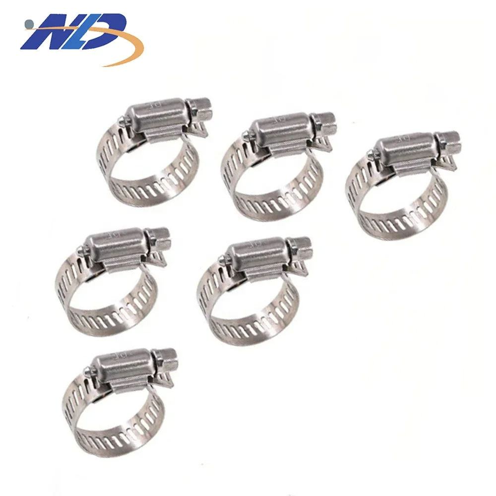 Manufacturer high heat resistant ms 27mm to 35 mm double bolt clip lock stainless steel hose clamp