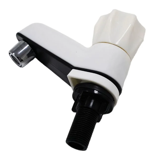 Water Tap and Taps Faucet Ceramic Bath Room CLASSIC Kitchen High Quality Abs Plastic Modern Bathroom and Kitchen, Outdoor White