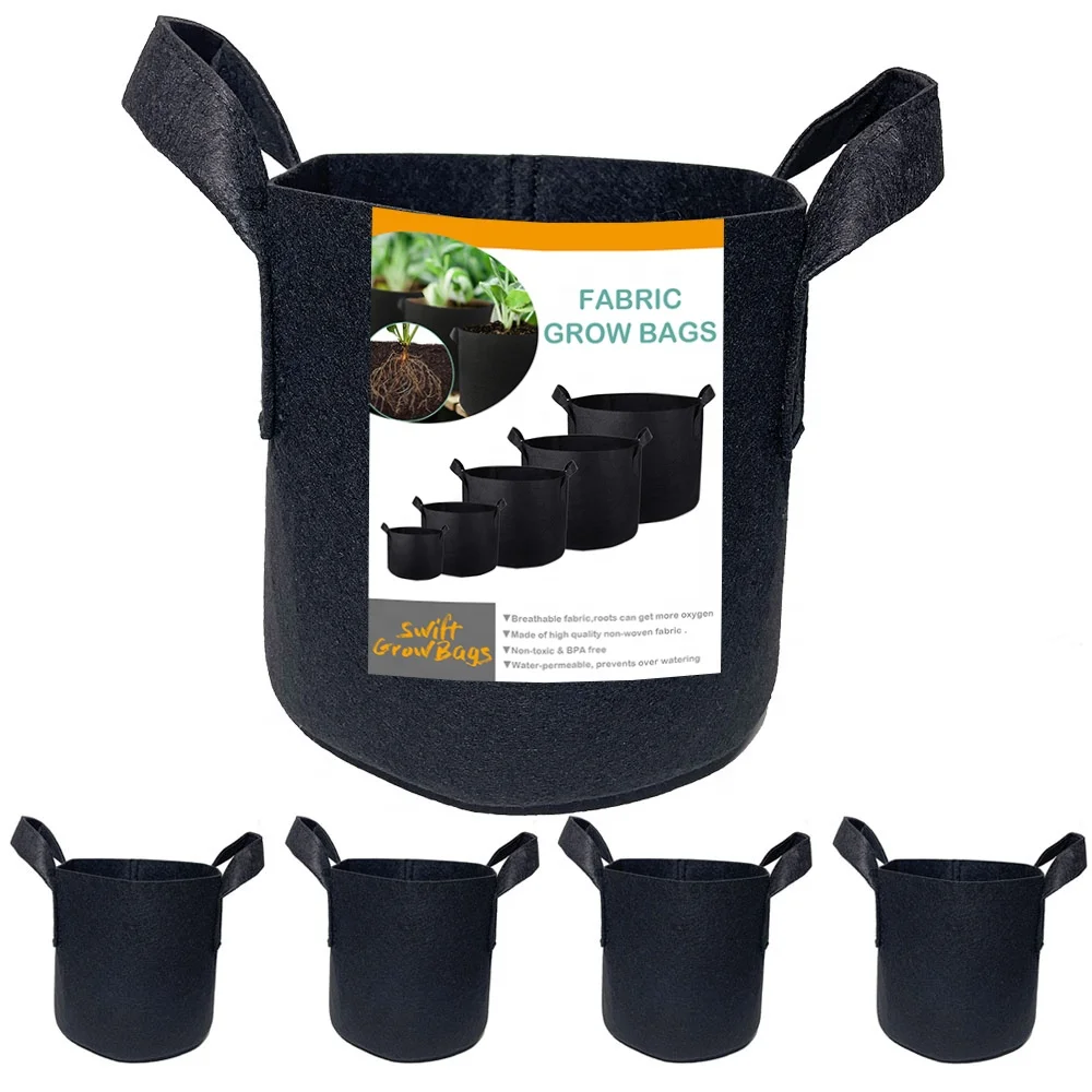 1/3/5/7/10/15/20/50 галлонов высокое качество уличные цветочные горшки для тяжелых условий эксплуатации нетканой ткани, по очень выгодной цене! Горшки плотная ткань горшки растительные мешки