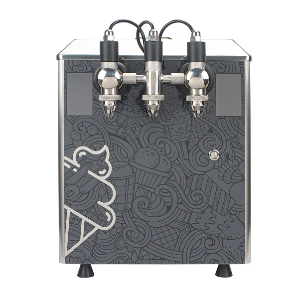 Pasmo C02 commercial aluminum small soft milk foam frother whipped cream machine