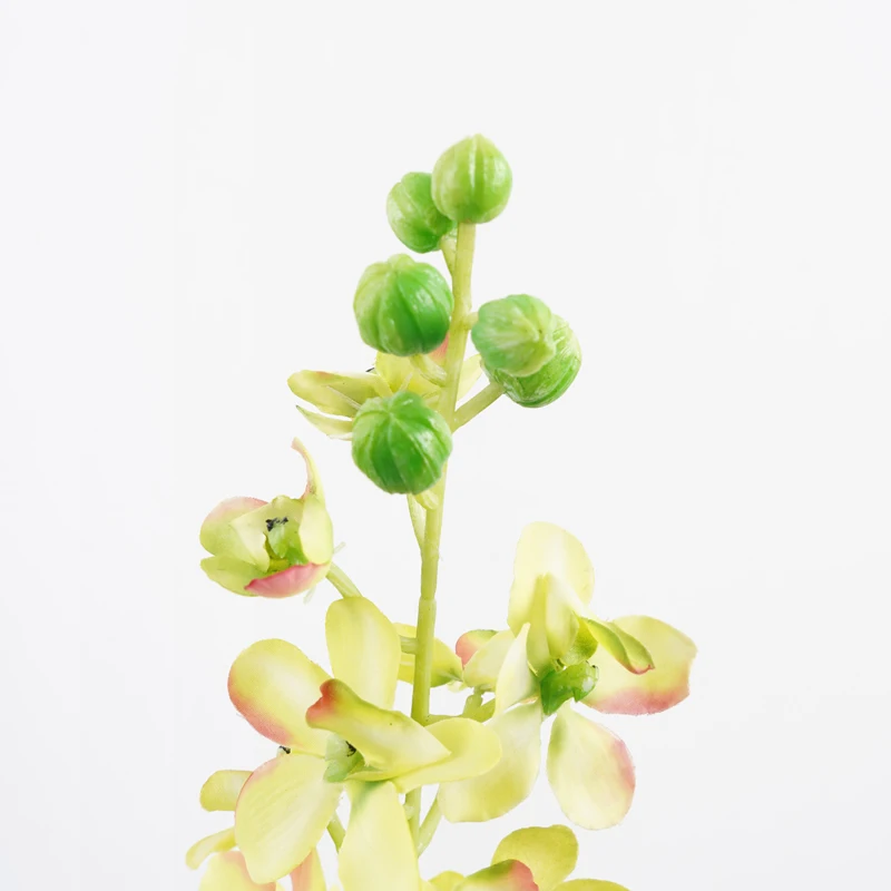 
Artificial Dainty orchid Single Silk Flowers 2021 spring 10*79CM Faux Dainty orchid for Home Wedding party garden Decoration 