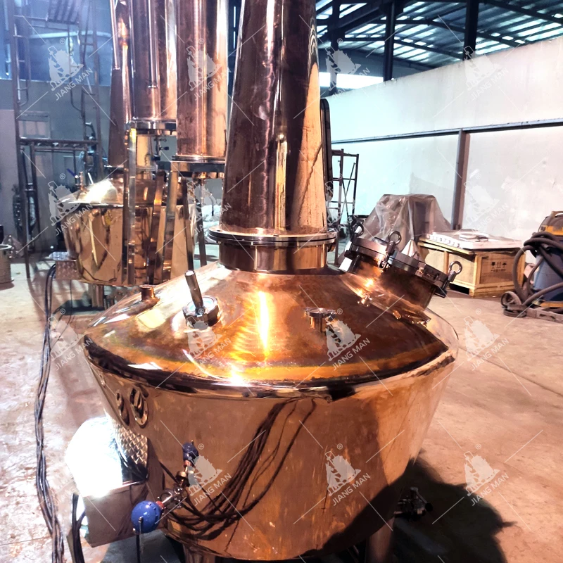 [JiangMan]-5000L Scottish Whiskey Distillery-Copper Craft Distillery Equipment-- Copper Pot Distiller-Single Malt Whiskey Still