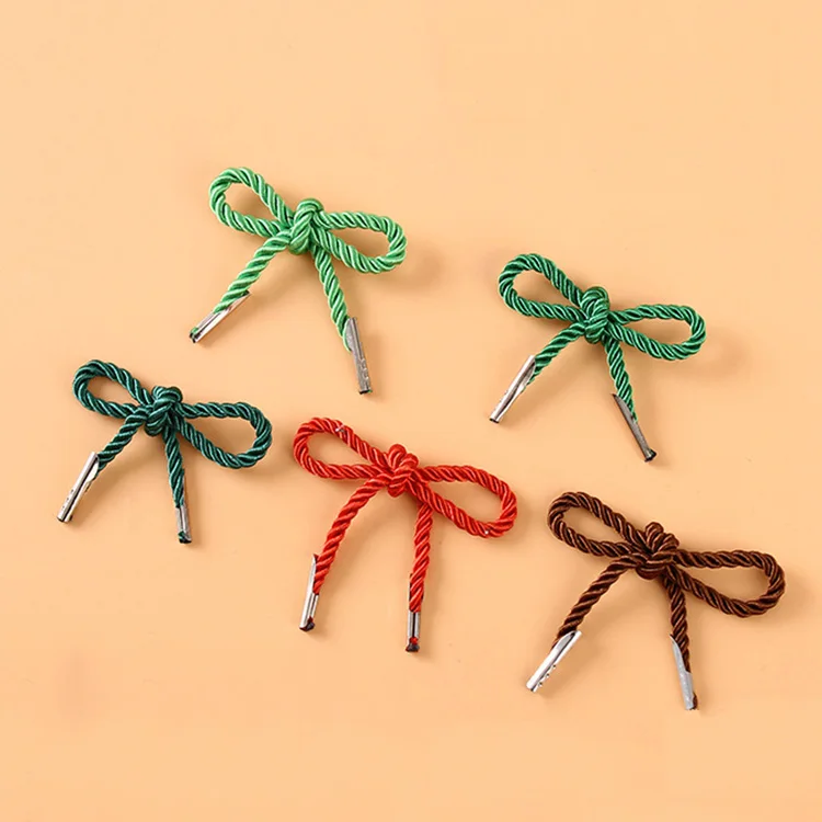Wholesale Custom Colored 4-5mm Paper Cord Eco-friendly Recycled Braided Knitted Paper Bag Handle Rope/T End Elastic Rope