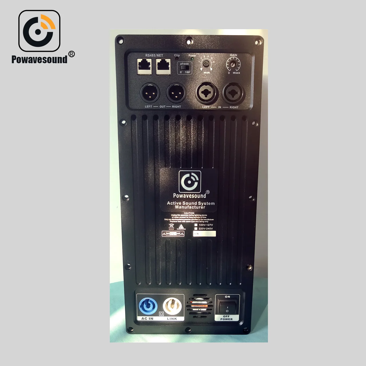 2400W Subwoofer Amplifier Module Professional Speaker Plate Amplifier Class D with DSP Audio Processor