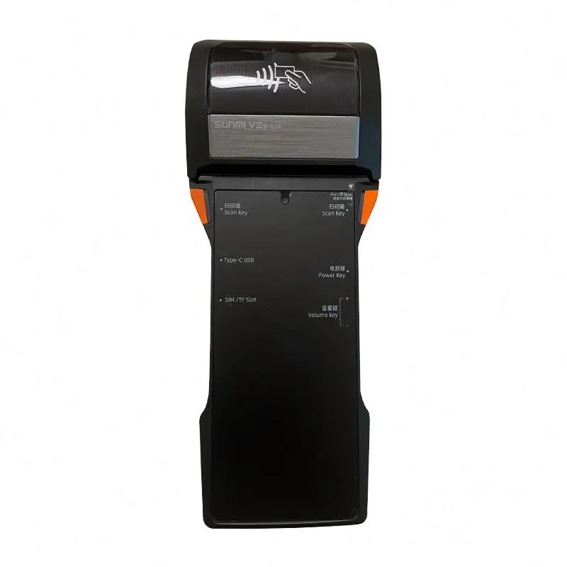 SUNMI V2S PLUS 80mm Printer 4G Network NFC with google Playstore Portable Android Pos Mobile Pos Terminal Handheld SUNMI