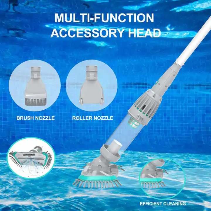 swimming pool equipment portable handheld leaf suction floor dust vacuum cleaner with battery