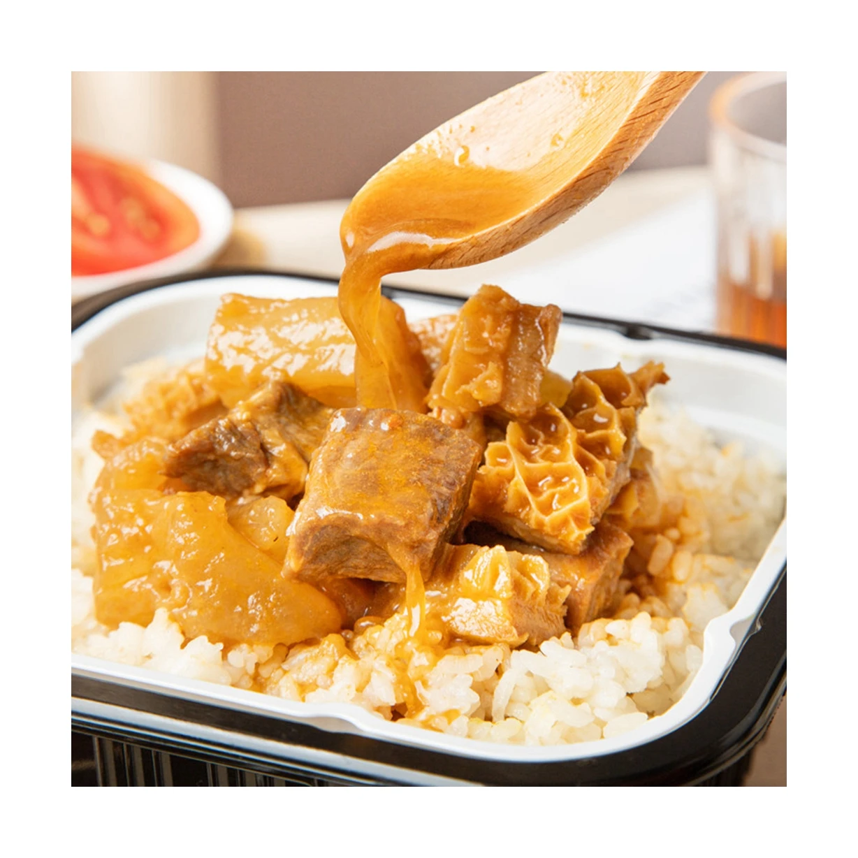 Подогрев рисовой пищи индийские производители готовых к употреблению блюд термическая пища