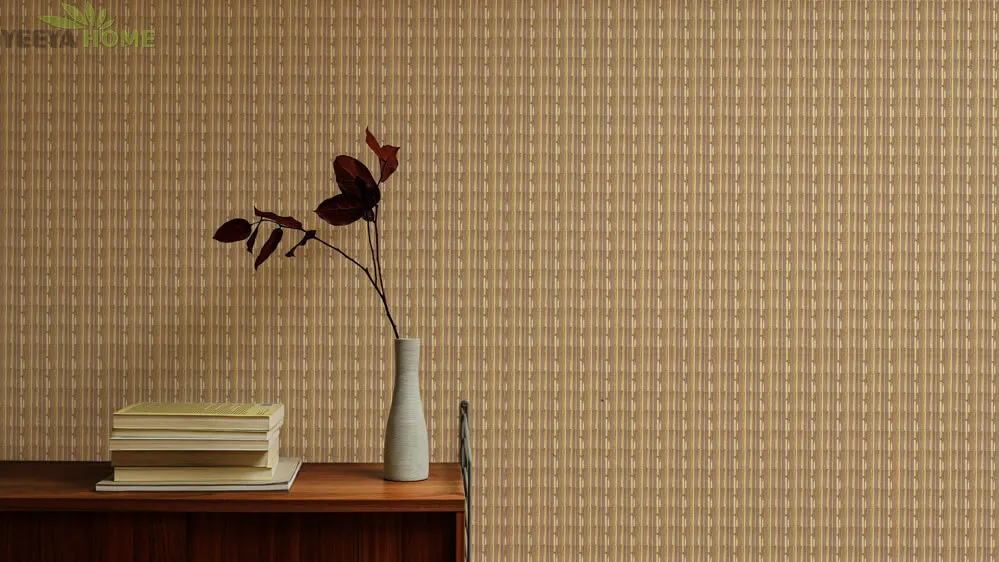Natural Material Reed Grasscloth Wallpaper Textured for Home Wall Decoration