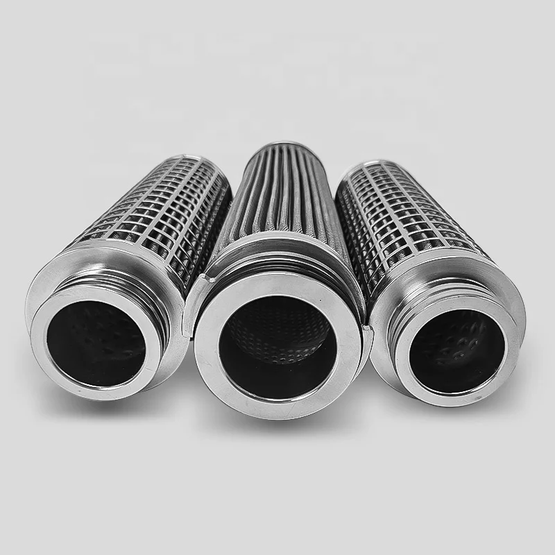 LIANDA Pleated metal fiber filter cartridge copper thread 316L stainless steel 500mmL pleated mesh filter elements