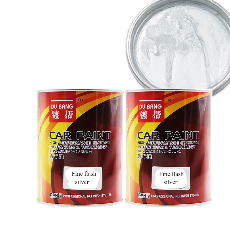 1k metallic colors coating car spray paint fine sparkle silver paint