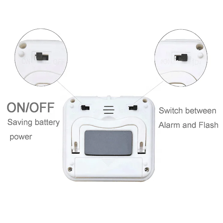 KH-TM014 Quality Electronic Digital Alarm Clock Magnetic Countdown Kitchen Timer With Flash Light