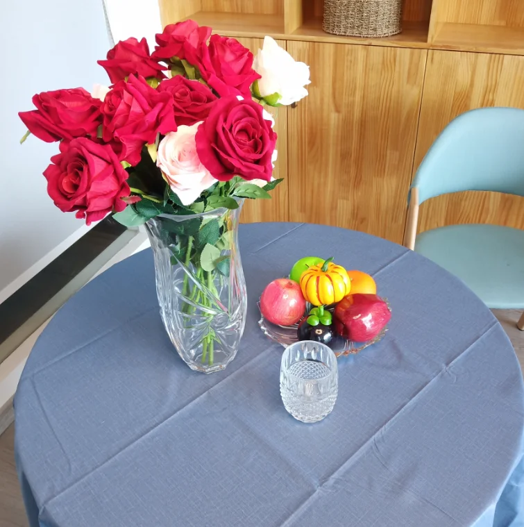 Hydroponic vase glass crystal glass vase big design bohemia style new glass vase