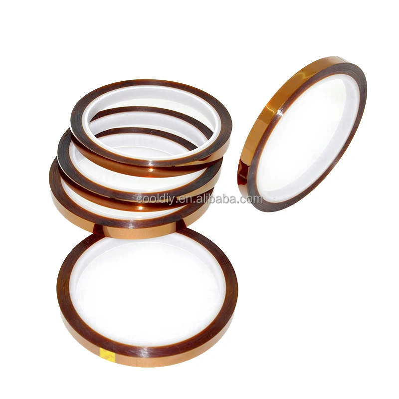 10MM*33M High temperature tape Resistance Heat Tape No Residue Heat Resistance Tape For Heat Transfer Printing