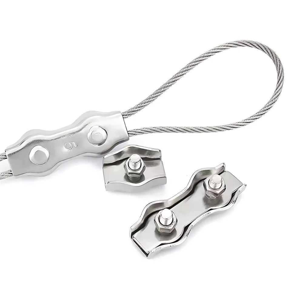 Rigging hardware duplex wire rope clip Stainless Steel Wire Rope Clip Cable Clamp