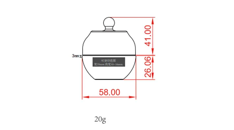 
Wholesale Luxury Design 20g Custom Logo Glass Jar For Face Cream Cosmetics Packaging 