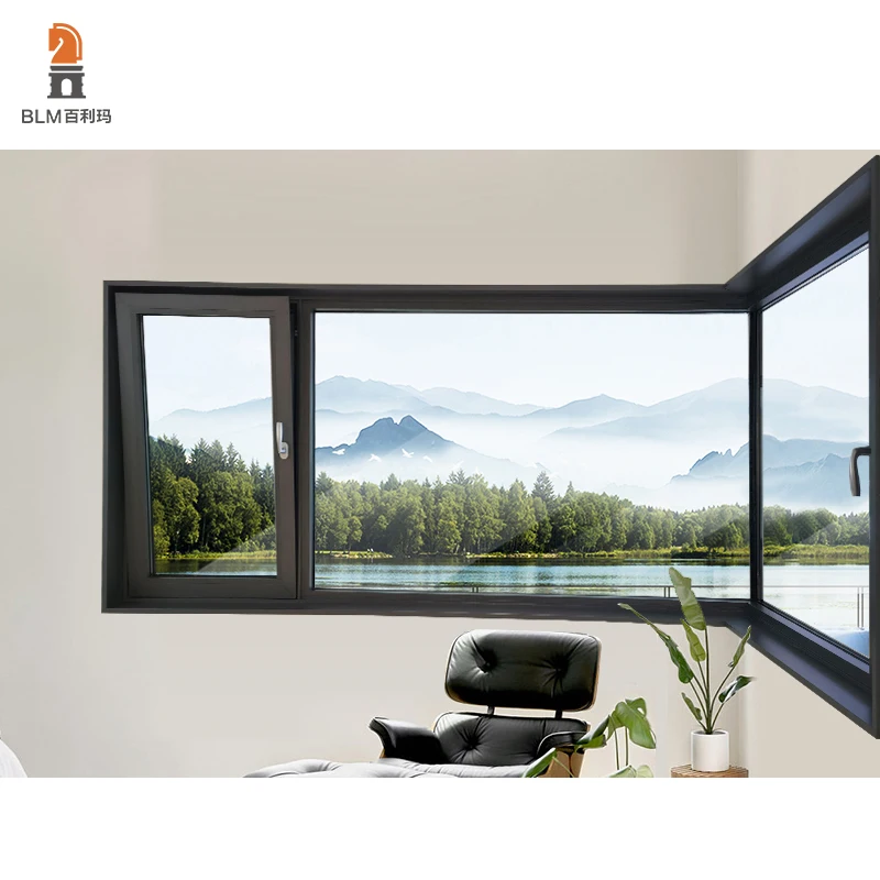 NFRC Certified Double Glazing Tilt and Turn Aluminium Window with Tempered Glass Others Window Category
