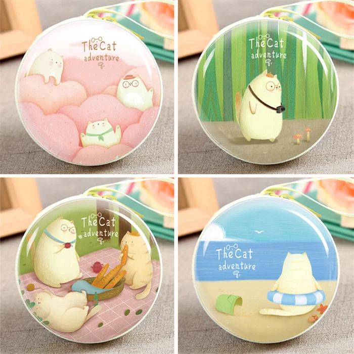 UK 2023 New Arrival Custom Fashion hand made small cute coin purse and High quality Various colors cartoon metal round coin box